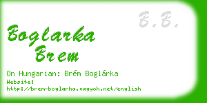 boglarka brem business card